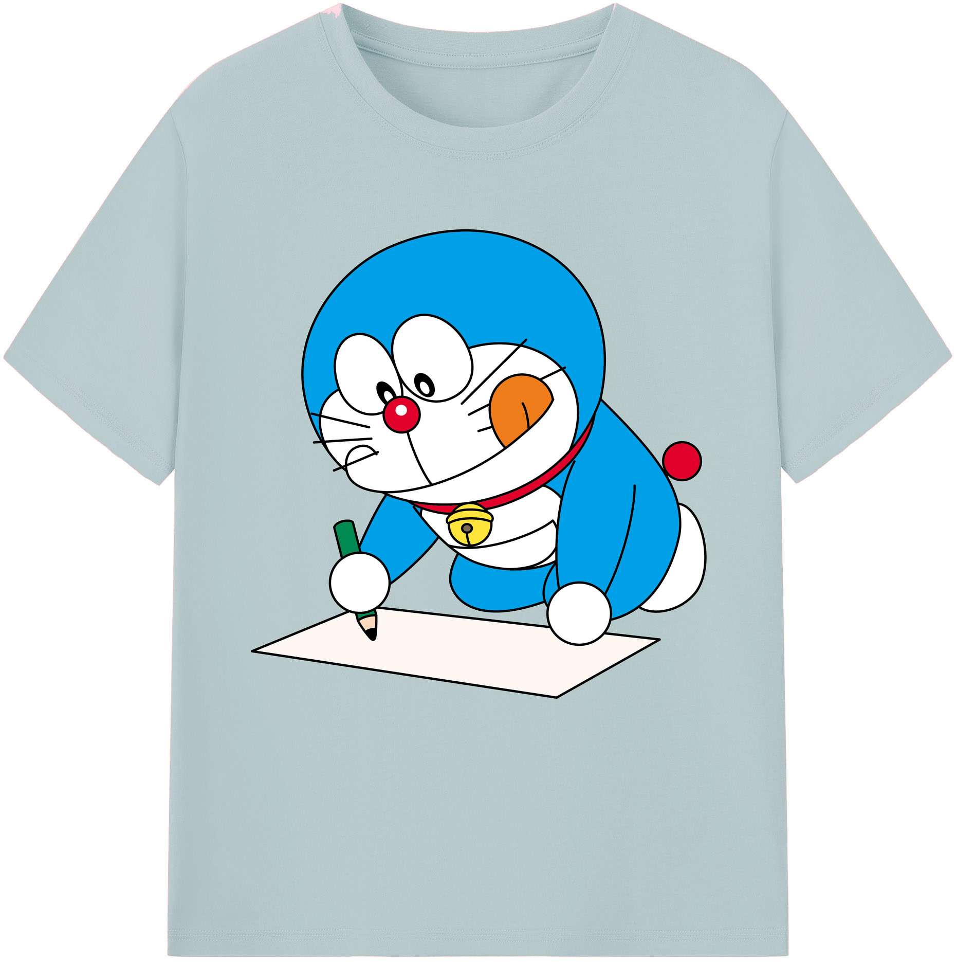 （画像用） ドラえもん Doraemon 綿100％半袖Tシャツ（フロントプリント）